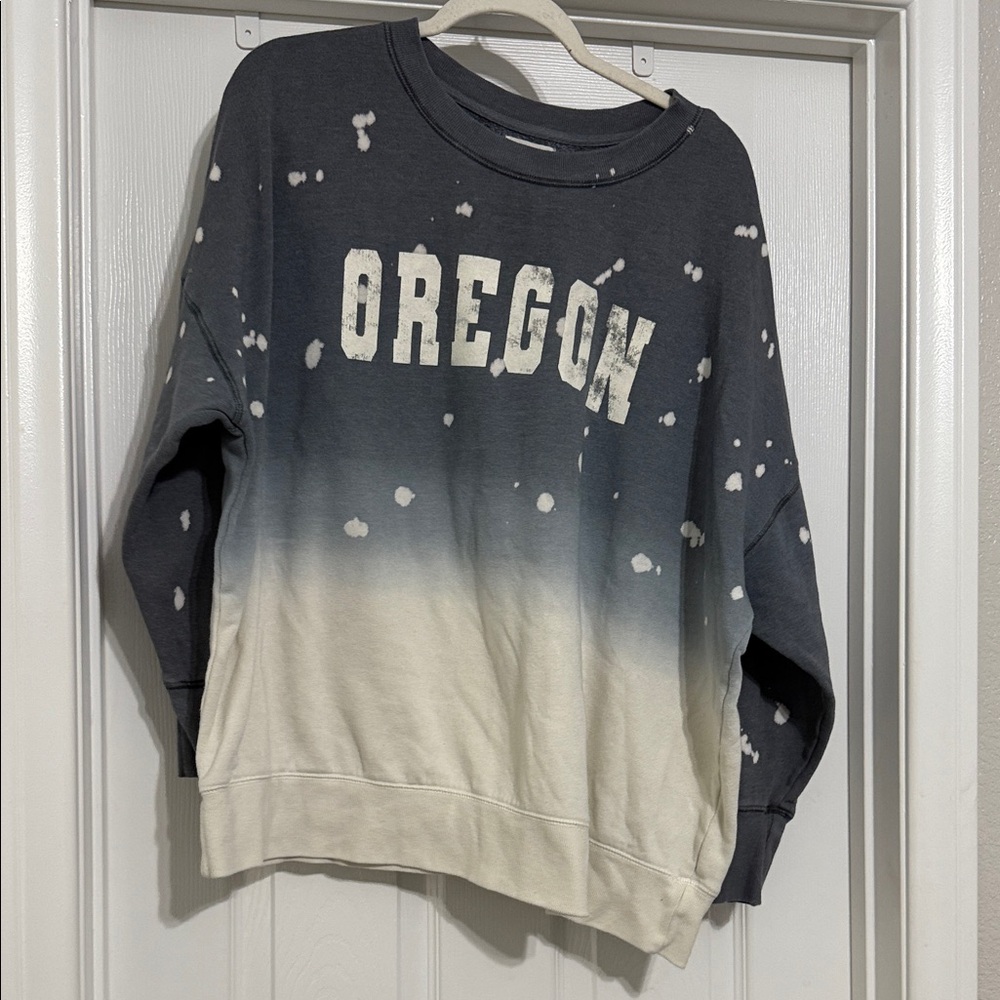 Maurices Black and White Oregon Sweater